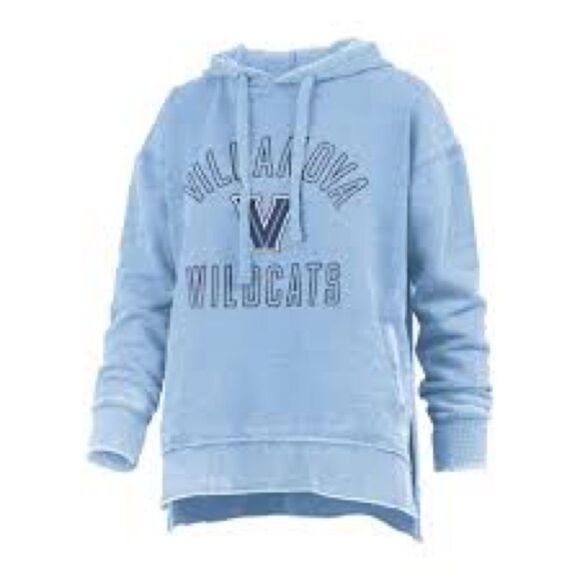 Pressbox Villanova Wildcats Blue Hoodie small light blue Nwt - Picture 1 of 4